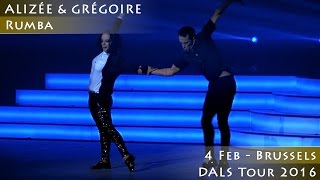 Alizée & Grégoire - Rumba - DALS Tour - Brussels (4 Feb 2016)