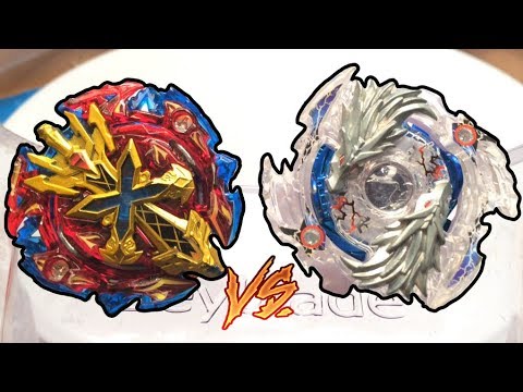 Lost Longinus vs Xeno Xcalibur - DUAL LAYER BATTLE | Beyblade Burst