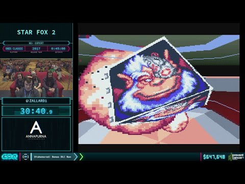 Star Fox 2 - Expert NG+ Speedrun performed at AGDQ 2018