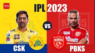 CSK vs PBKS | IPL 2023: Chennai Super Kings Set to Take on Punjab Kings in High-Stakes Clash