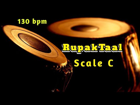 Tabla | Rupak Taal | Madhyalaya 130bpm | Scale C | Tanpura [Pa Sa]| HD Quality Sound | Tabla Online.