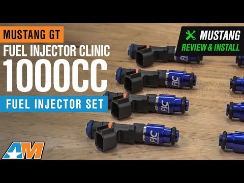 1986-2017 Mustang GT Fuel Injector Clinic 1000cc Fuel Injector Set Review & Install