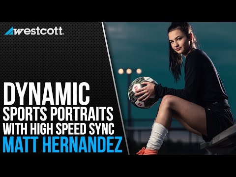 Dynamic Sports Portraits Using High Speed Sync on the FJ400 Strobe