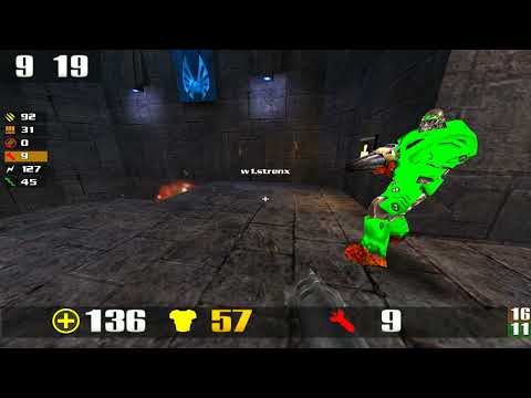 Quake 3 CPMA: Link1n vs strenx, hub3aeroq3, France Qual ESWC 2008, Grand Final (map 1)