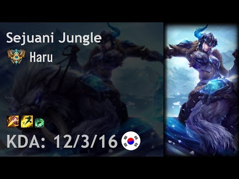 Sejuani Jungle vs Lee Sin - Haru - KR Challenger Patch 7.14