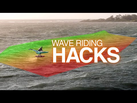Wing Foiling in Waves — The (almost) Stowing Technique