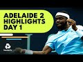 Tiafoe Faces Paul; Bublik v Vukic & Millman v Munar | Adelaide International 2 2022 Highlights Day 1