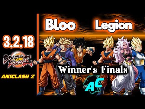 AniClash Z - Bloo (Trunks/Yamcha/Goku) vs Legion (Android21/Goku/Vegeta) Winner's Finals - DBFZ