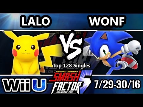 SF5 Smash 4 - TSG | Lalo (PIkachu) Vs. CS | W0nf (Sonic) SSB4 Top 128 - Smash Wii U
