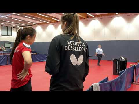 Qian Wan - Chiara Steenbuck | 5. Satz | 3. Bundesliga 22/23 Tischtennis