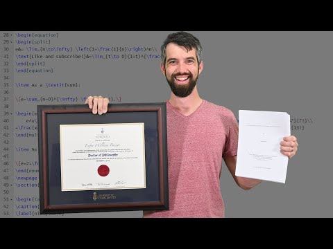 How to write a thesis using LaTeX  **full tutorial**