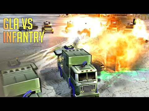 1v1 Experts | Fargo (infantry) vs SiZe (demo) | Command & Conquer Generals Zero Hour
