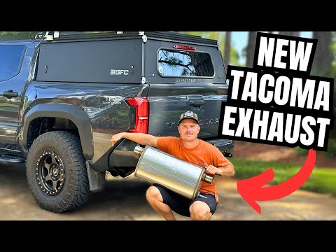 Can A 4cyl Tacoma Sound Good? 2024 Tacoma MagnaFlow Install!