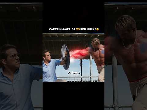 Captain America Vs Red Hulk First Draft | Captain America Brave New World #redhulk #marvel #mcu