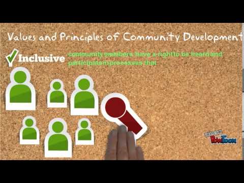 Community Development and its Values & Principles