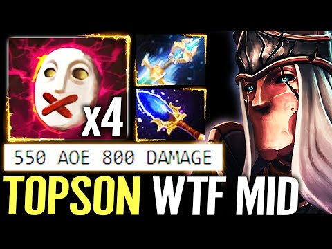 🔥 TOPSON Silencer Aghanim MID — 550 AOE x4 Last Word 800 DMG Mute WTF IMBA Dota 2 Pro