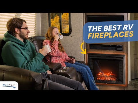 RecPro Electric RV Fireplaces - Easy Upgrade For Your RV!