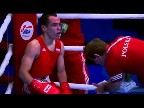 WC 2015: 1/8 - 49 kg   Dawid Jagodziński vs Tinko Banabakov