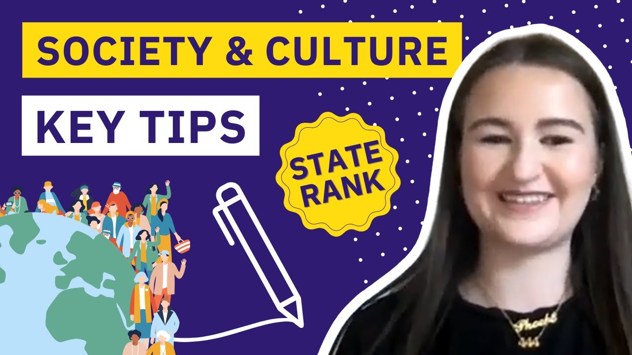 Key Tips for Society and Cultures from a State Rank Achiever