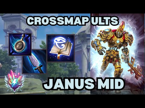 CROSSMAP ULTS (SOMEBODY SCREAMS AT THE END) - Janus Mid Smite 2 Gameplay