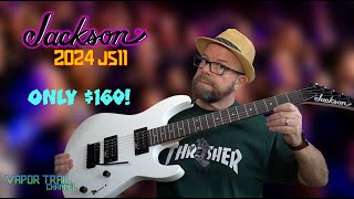 Video thumbnail for ONLY $160! Jackson JS11 2024 Snow White - Any Good? by Vapor Trail Channel