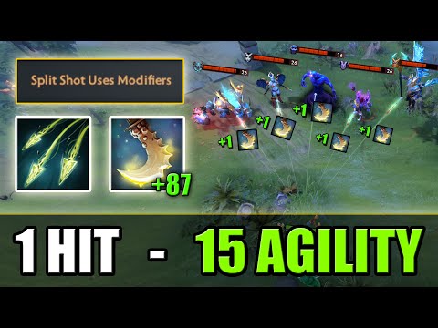 Essence Shift + Split Shot [1 Hit = 15 Agility] Biggest agility gain per minute