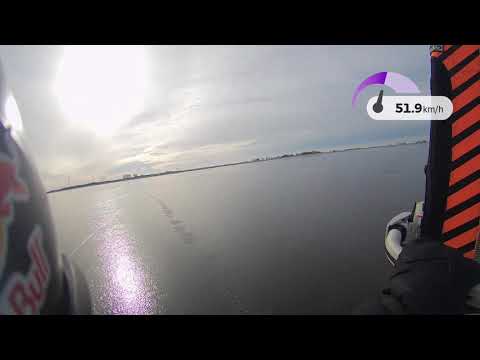 IJssurfen Amstelmeer 14 februari 2021 Loftsails Racingblade 4.9