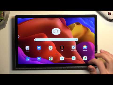 How to Record Screen on a LENOVO Yoga Tab 11 - Find & Set Up the Screen Recorder