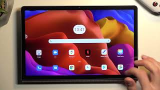 How to Record Screen on a LENOVO Yoga Tab 11 - Find & Set Up the Screen Recorder