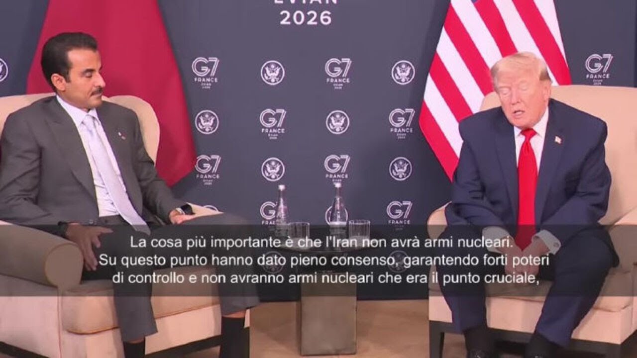 Trump: La cosa più importante dell'accordo è che l'Iran non avrà armi nucleari