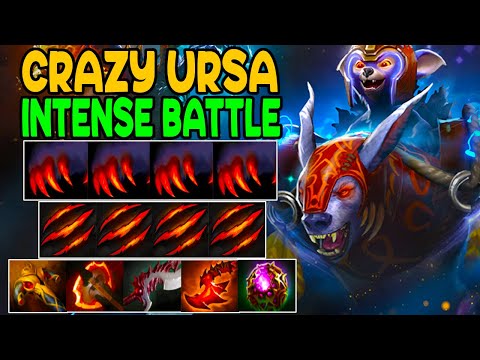 CRAZY CARRY URSA - INTENSE TEAM FIGHT - DOTA  2 GAMEPLAY