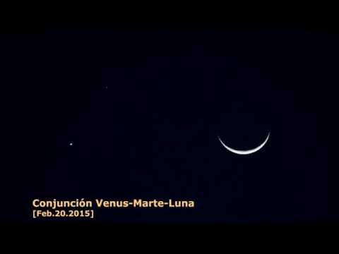 Conjunción Venus-Marte-Luna [20150220]