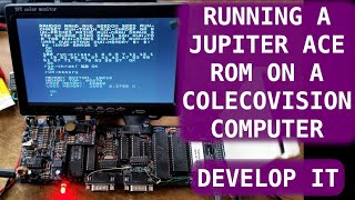 Juputer Ace ROM on a ColecoVision Computer