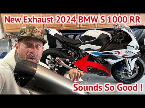 2024 BMW S 1000 RR Akrapovich Exhaust Shorty #fastrrak #bmws1000rr #akrapovic