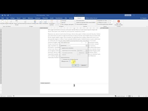 Seitenzahlen ab Seite 3 mit 1 beginnen – Word-Tutorial