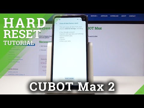 Factory Reset CUBOT Max 2 - Wipe All Data & Settings