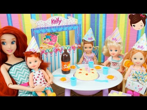La Bebe de Princesa Ariel Fiesta de Cumpleaños con Las Bebes de Elsa y Ana Video