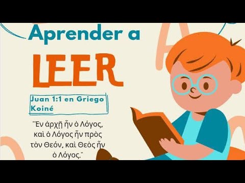 Aprender a leer Juan 1:1 en Griego Koiné #Fonética #Griego