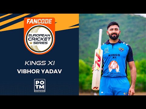 POTM: V.Yadav - KIN-XI vs JAB | Highlights | FanCode ECS Brescia, 2022 Day 6 | ECS22.383