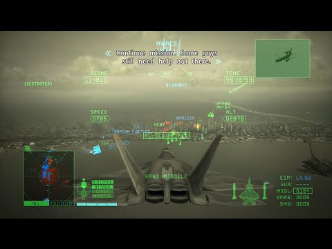 Capital Battle: Liberation of Gracemeria - Ace Combat 6 Mission 13 (60fps)