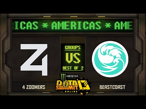 4Zoomers vs beastcoast Game 1 - Monster Energy Dota Summit 13 Online NA/SA: Groups w/ rkryptic & Nep