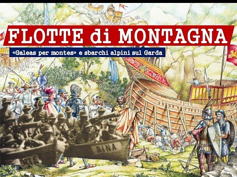 FLOTTE di montagna e sbarchi Alpini sul Garda