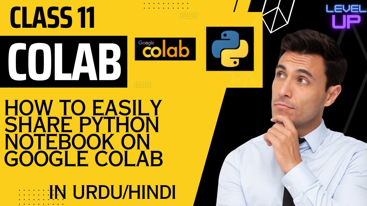 How to Easily Share Python Notebook on Google Colab | Collaborative Coding