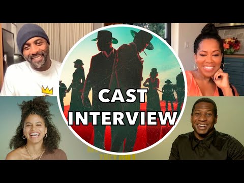 THE HARDER THEY FALL Cast Interview | Idris Elba, Regina King, Jonathan Majors, Zazie Beetz