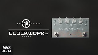 Video thumbnail for GFI System Clockwork Delay V3 Demo by MAX DECAY