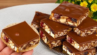 Quick Homemade No-Bake Dessert! No Flour or Gelatin!