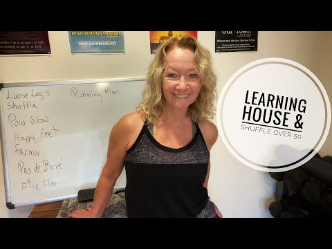 Learning house and shuffle dance over 50