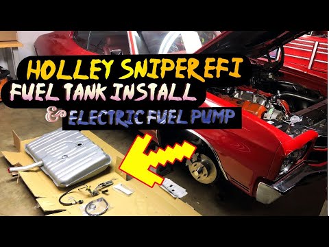 Holley EFI gas tank and pump install ***CHEVELLE*** 