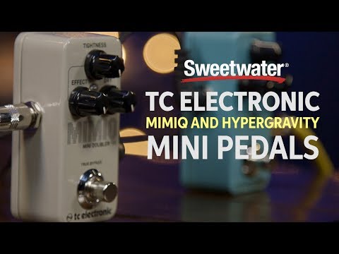 TC Electronic Mimiq Doubler and HyperGravity Compressor Mini Pedals