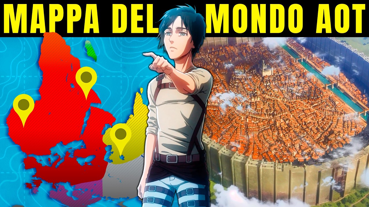 La GEOGRAFIA di Attack on Titan 🌍 mappa completa